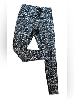 Lululemon Wunder Under Hi-Rise Tight Sz 10/28" Liquid Platinum Alpine White Mult thumbnail 3