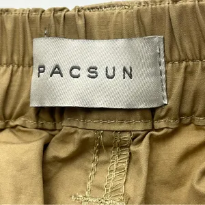 Pacsun‎ Low Rise Puddle Khaki Tan Womens Size Medium Pant Cargo Relaxed NEW thumbnail 3