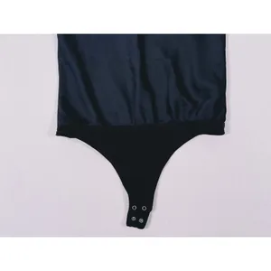 Abercrombie Satin Cowl Neck Bodysuit Size Small Black Minimal Elegant Going Out thumbnail 10