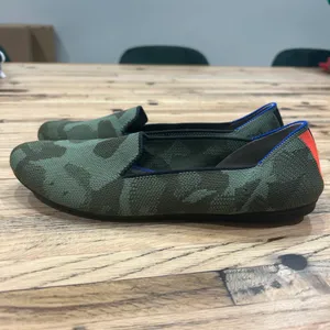 Camo green Rothy’s flats thumbnail 5