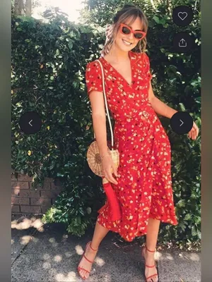 Realisation Par The Teale Rouge Fleur 100% Silk Wrap Dress XL thumbnail 3
