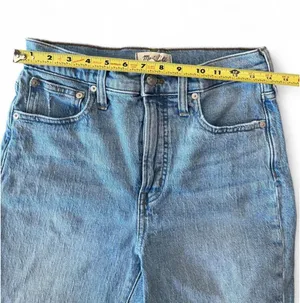 Madewell The Perfect Vintage Jeans Straight High-Rise Leg 27 thumbnail 7