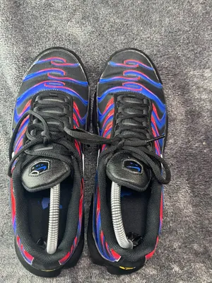 Nike Air Max Plus TN 'Spider-Man' - Men's Size 8 (Black/Hyper Royal/Red) thumbnail 5