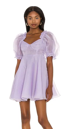 Selkie Parliament Dress Moonstone Lilac Purple thumbnail 1