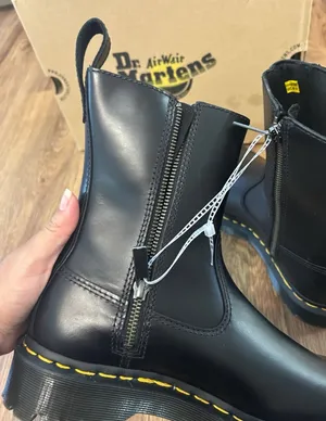 DR MARTENS Amaayah LO black leather zippered boots shoes women’s 7 new thumbnail 6