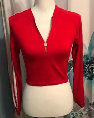 ❗️clearance❗️ SR cropped long sleeve thumbnail 1