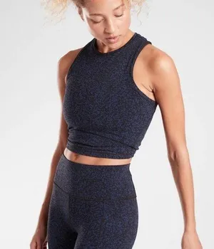 Athleta Shanti Crop Tank Top Size Medium thumbnail 1
