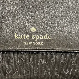 Kate Spade Darla Montford Park Black Leather Bow Key Ring Wallet thumbnail 4