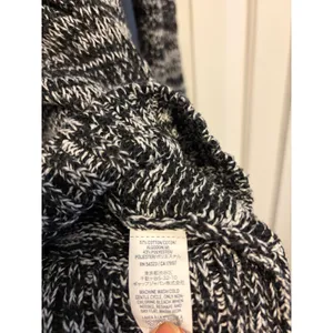 Old Navy Women's XXL Black White Marled‎ Mock Neck Long Sleeve Sweater thumbnail 6