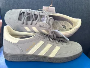 Adidas Spezial gray and white mens 9.5, women’s 10.5 thumbnail 1