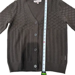 Harlow and Rose Brown Buttoned Cardigan Size Small‎ thumbnail 3