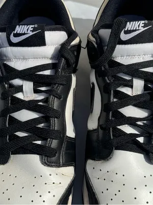 Nike Dunk Low Panda Black White Women’s 11 / Men’s 9.5 DD1503-101 thumbnail 4