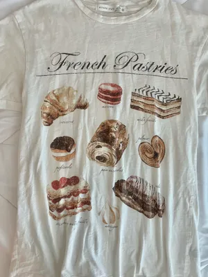 Altard state French pastries oversized graphic tee thumbnail 3