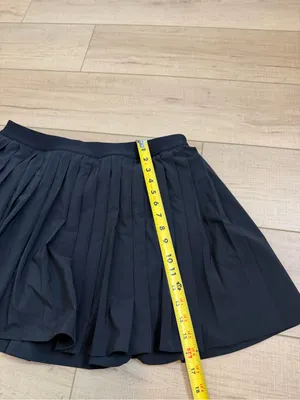 Lululemon High-Rise Pleated Tennis Skirt Long Black Size 14 W8ARAT Athletic thumbnail 8