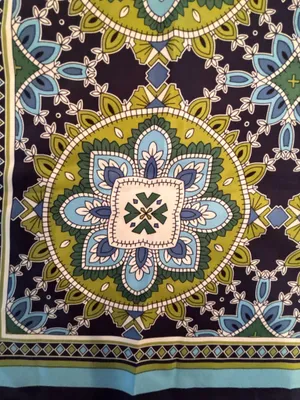 Vera Bradley | ladies square silk scarf.  thumbnail 2