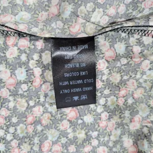 Dress Forum Smocked Floral Maxi‎ Dress Off Shoulder Ruffle Short Sleeve S NWT thumbnail 11