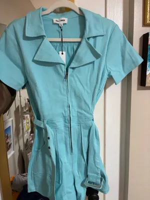 Day + Moon Blue Romper thumbnail 6