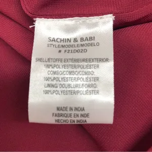 SACHIN & BABI Dress Size 0 Burgundy Mini‎ Fit & Flare Sleeveless Cocktail New thumbnail 7