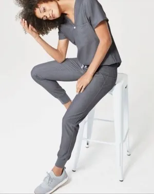 Figs Zamora jogger scrub pants graphite grey XXS thumbnail 2