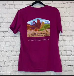 Pink Graphic Short Sleeve Tee Shirt thumbnail 2