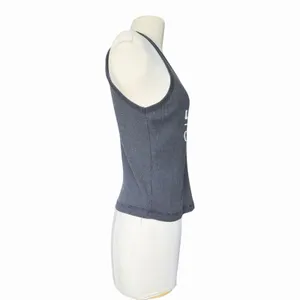 The Laundry Room Light Beer & Country Music Gray Ribbed Tank Top Women’s MD NWOT thumbnail 4