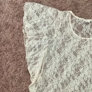 Rock‎ Candy Coquette Pastel Pink Lace Sheer Ruffle Blouse Size Small thumbnail 6