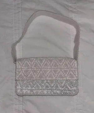 LULU Beaded Purse Silver thumbnail 1