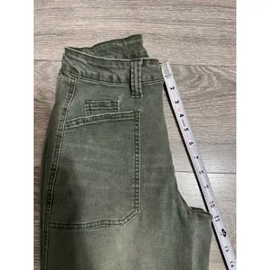 Womens High Rise Wide Leg Utility Pants 24x29 Faded‎ Olive Green Size M Gorpcore thumbnail 5