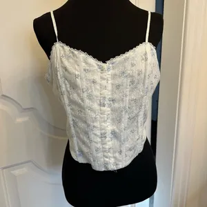 Altar’d State Boned Corset Cami Spaghetti Strap Top Hook Front NWOT thumbnail 2