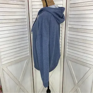 LIV Outdoor Kendall Crossover Back Pullover Hoodie‎ Sweatshirt Blue Large thumbnail 5