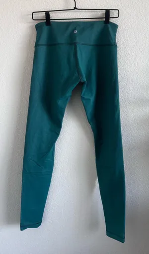 Lululemon Wunder Under Pant III 6 Forage Teal / White thumbnail 1