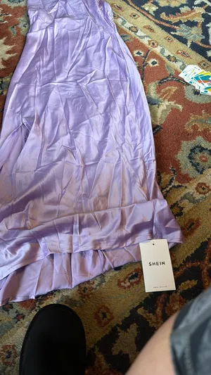 SheIn Lavendar Silky Slip Dress thumbnail 2