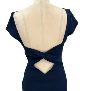Katie May x BHLDN Madison Maxi Long Dress in Navy Blue‎ Size 6 thumbnail 9