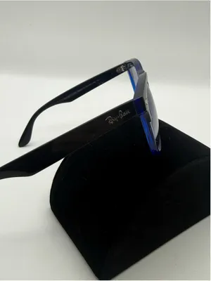 Ray-Ban Steve RB4487 6632/19 Sunglasses Black Blue Gradient 54-18-145 Italy thumbnail 4