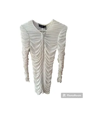Lioness Garter Mini Dress in White thumbnail 9