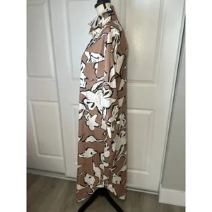 Maeve Anthropologie The Soren NWT Floral Shirt Dress Midi‎ Button Down Small thumbnail 5