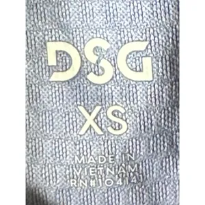 DSG Mock Neck Tank Top Sleeveless Athletic Activewear Blue XS thumbnail 3