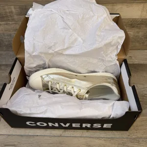 NEW Converse Chuck Taylor Dainty Lucky Ox Gold Metallic A15448C Women's Size 9.5 thumbnail 9