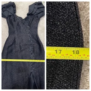 Vintage Nadine black gown thumbnail 9