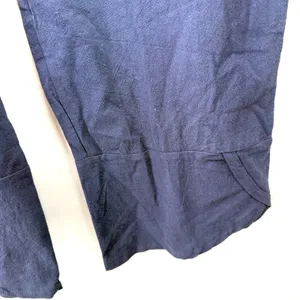 Ame Belle Clothing Women's Navy Blue Linen Blend Overall Jumper NWT Size Large thumbnail 6