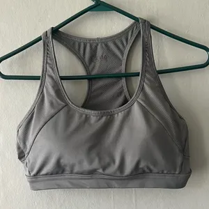 Zyia Active Grey Mesh Sports Bra Size Large thumbnail 1