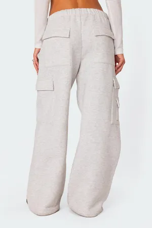 Edikted Cargo Sweatpants thumbnail 2