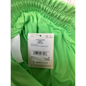 DSG Womens Stride High‎ Rise Short Hyper Lime Green Neon Running Small NEW thumbnail 5