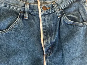 Vintage Rustler Women's Blue Straight-Leg Jeans thumbnail 8