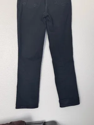 Abercrombie & Fitch Ultra High Rise 90s Straight Jean Black Size 27 / 4 thumbnail 8