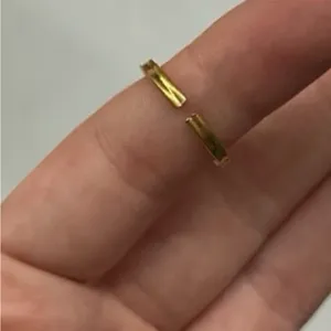 Elegant Gold and Red Gemstone Ring thumbnail 4