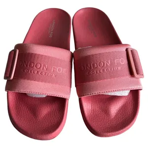LONDON FOG COLLECTION Coral Pink Skyden Platform Slip On Slide Sandals, US7 thumbnail 3
