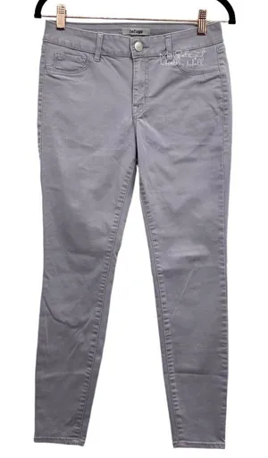 Refuge Lilac Mid-Rise Skinny Jeggings Size 4 thumbnail 1