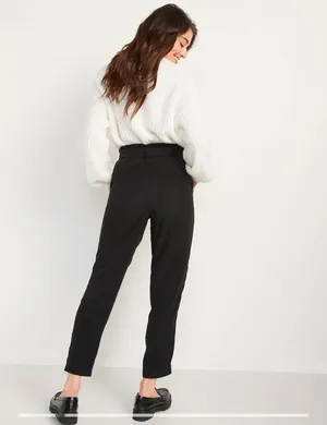 Loft Paperbag Tie Slim Pants thumbnail 2
