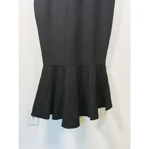 NWT Lulus Off Shoulder Trumpet Midi Dress Mermaid Womens S Black Cocktail Event thumbnail 9